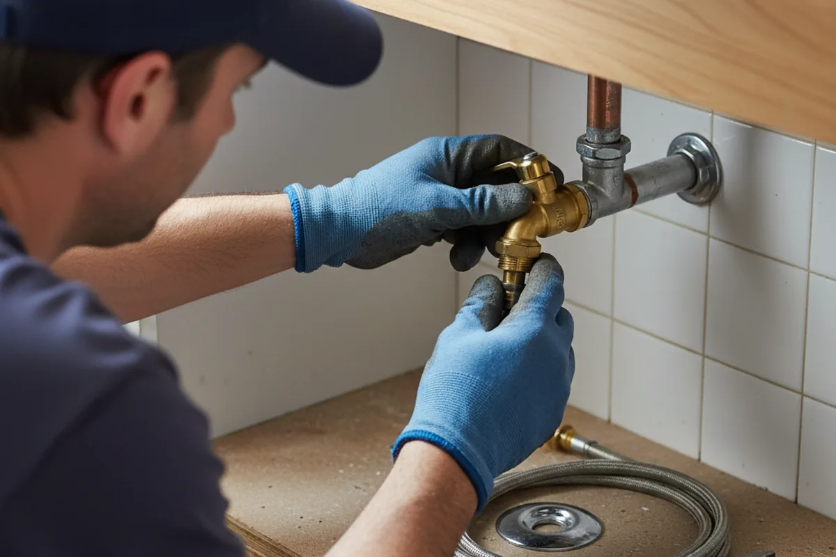 Shutoff valve and fitting work during Emergency Plumbing in Royal Oak